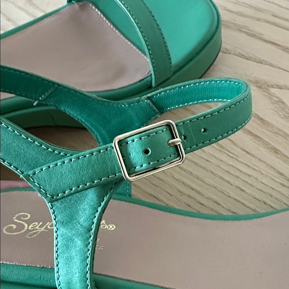Seychelles Rest Assured Heeled Sandal SIZE 8 - Picture 12 of 12